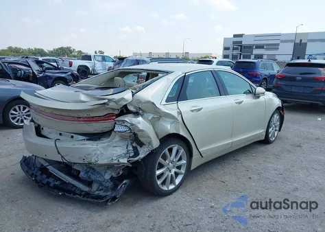 2015 Lincoln Mkz Hybrid из США, поврежденный, VIN 3LN6L2LU9FR614321